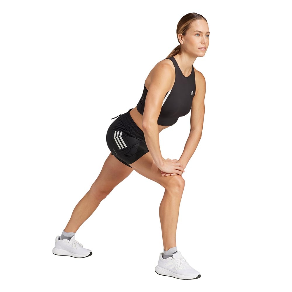 Adidas Own The Run Climacool 2in1 Løpeshorts Dame Sort