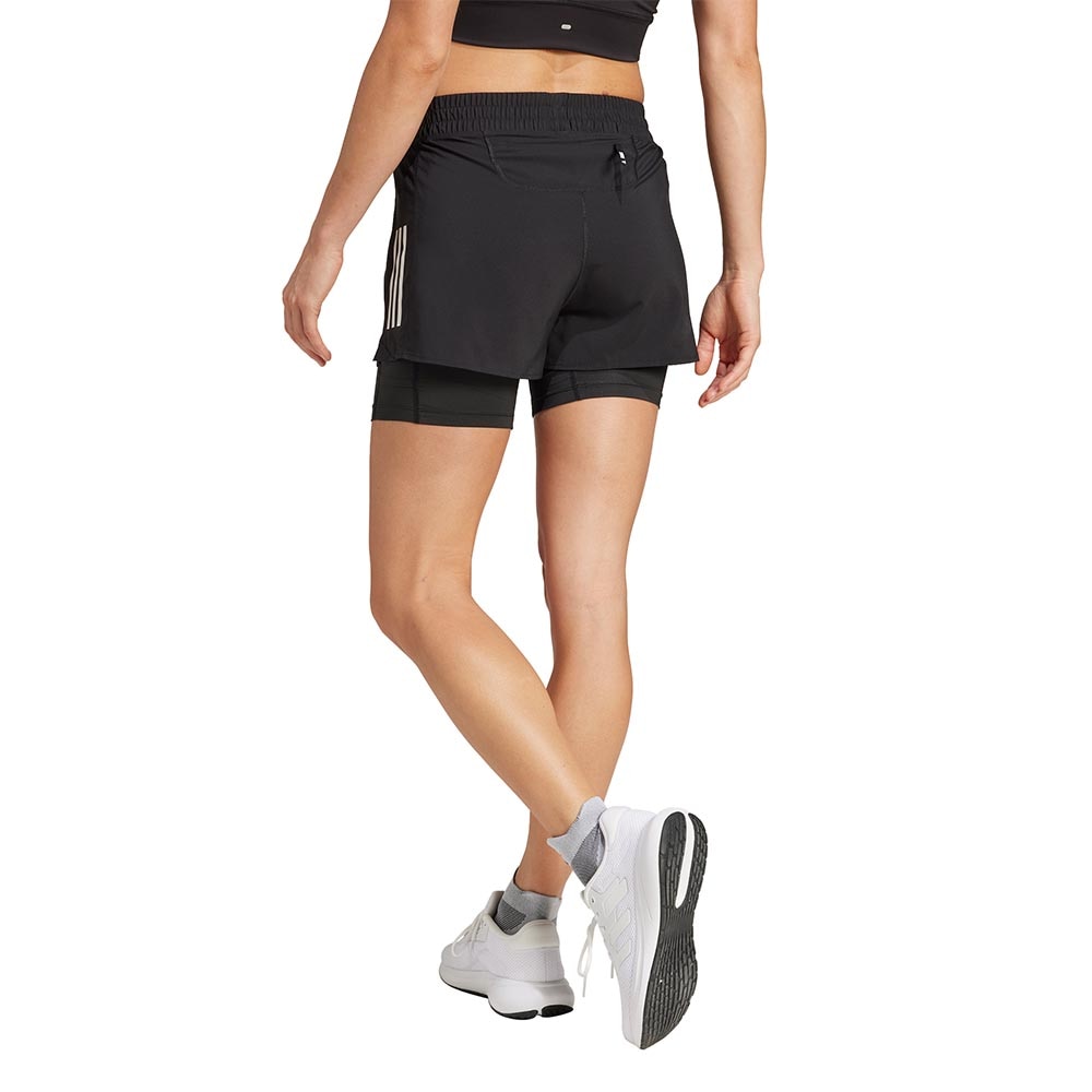 Adidas Own The Run Climacool 2in1 Løpeshorts Dame Sort