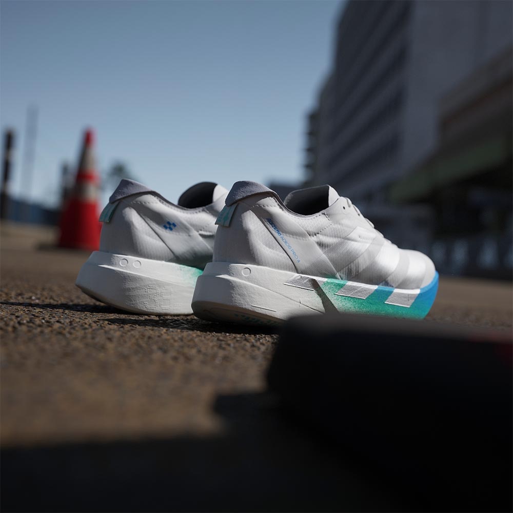 Adidas Adizero Adios Pro 4 Joggesko Dame Hvit/Grønn/Sølv