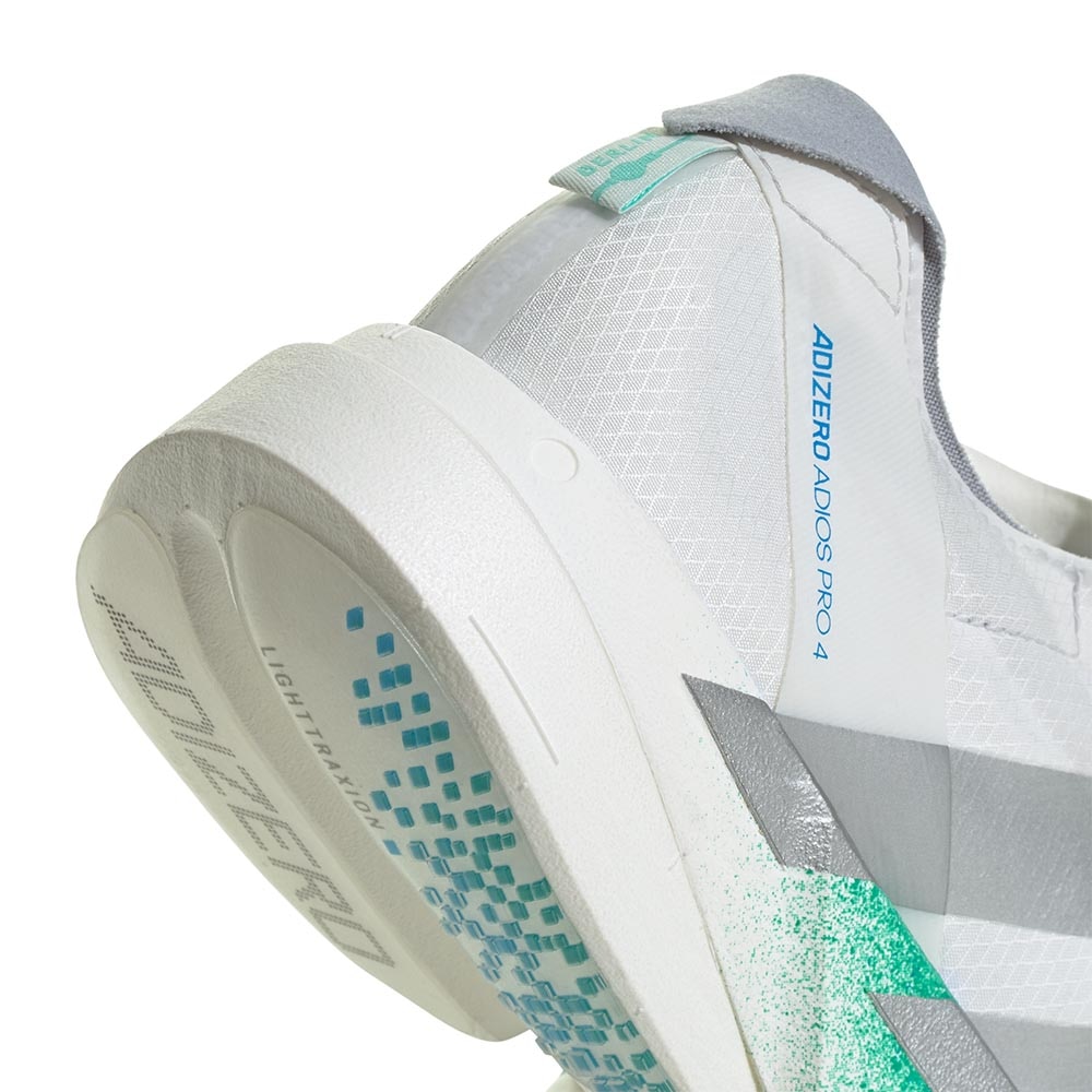 Adidas Adizero Adios Pro 4 Joggesko Dame Hvit/Grønn/Sølv