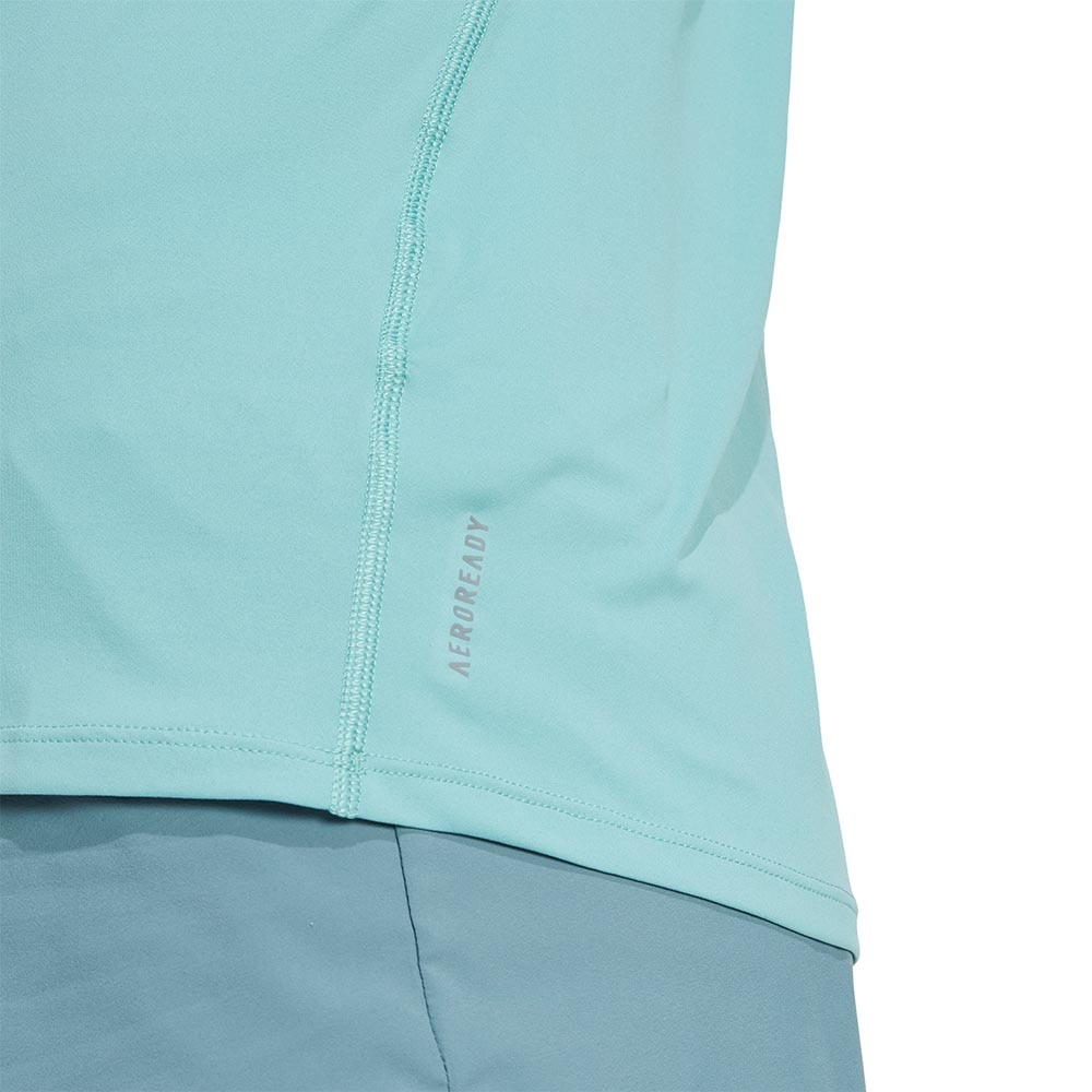 Adidas Adizero Essentials Kortermet Trøye Herre Turkis/Hvit