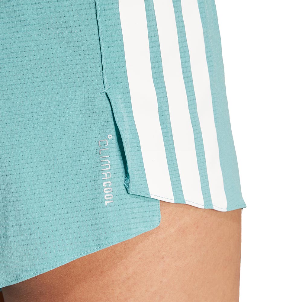 Adidas Adizero Gel Pocket Løpeshorts Dame Turkis/Hvit