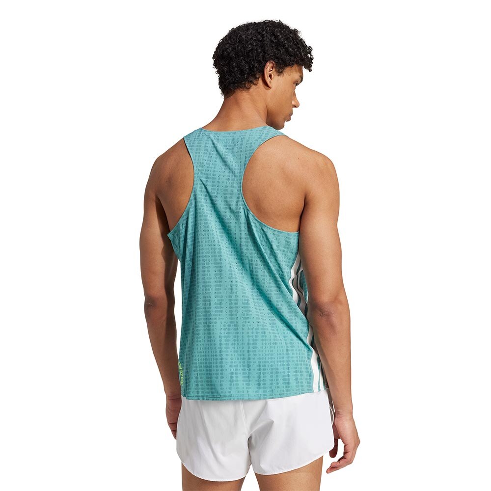 Adidas Adizero Running Singlet Herre Blå/Hvit