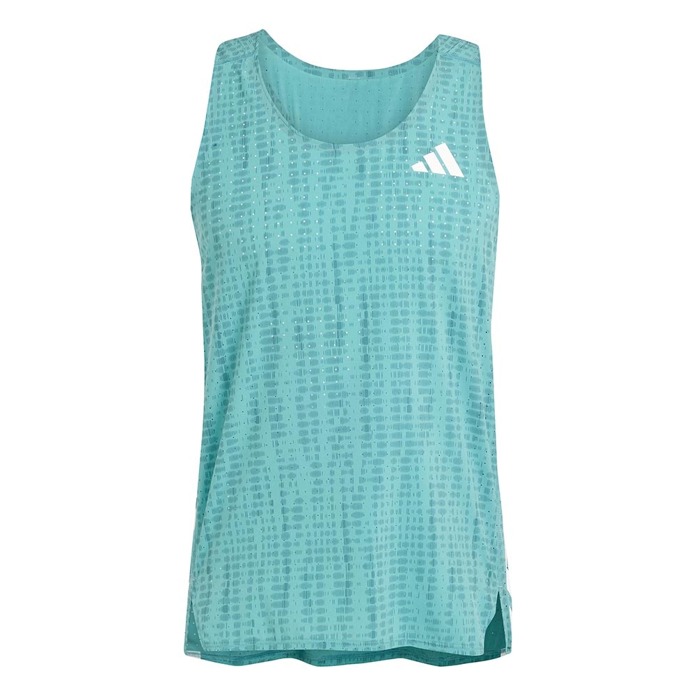 Adidas Adizero Running Singlet Herre Blå/Hvit
