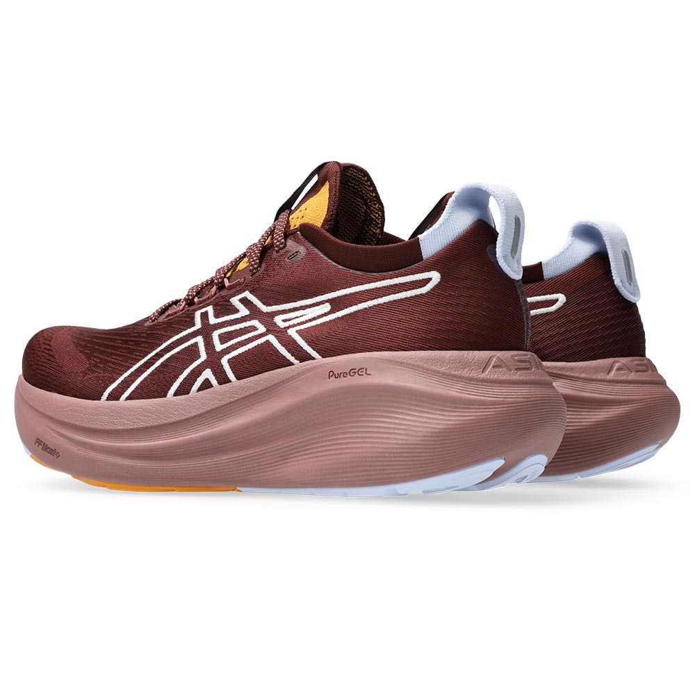 Asics Gel-Nimbus 27 TR Joggesko Dame Burgunder