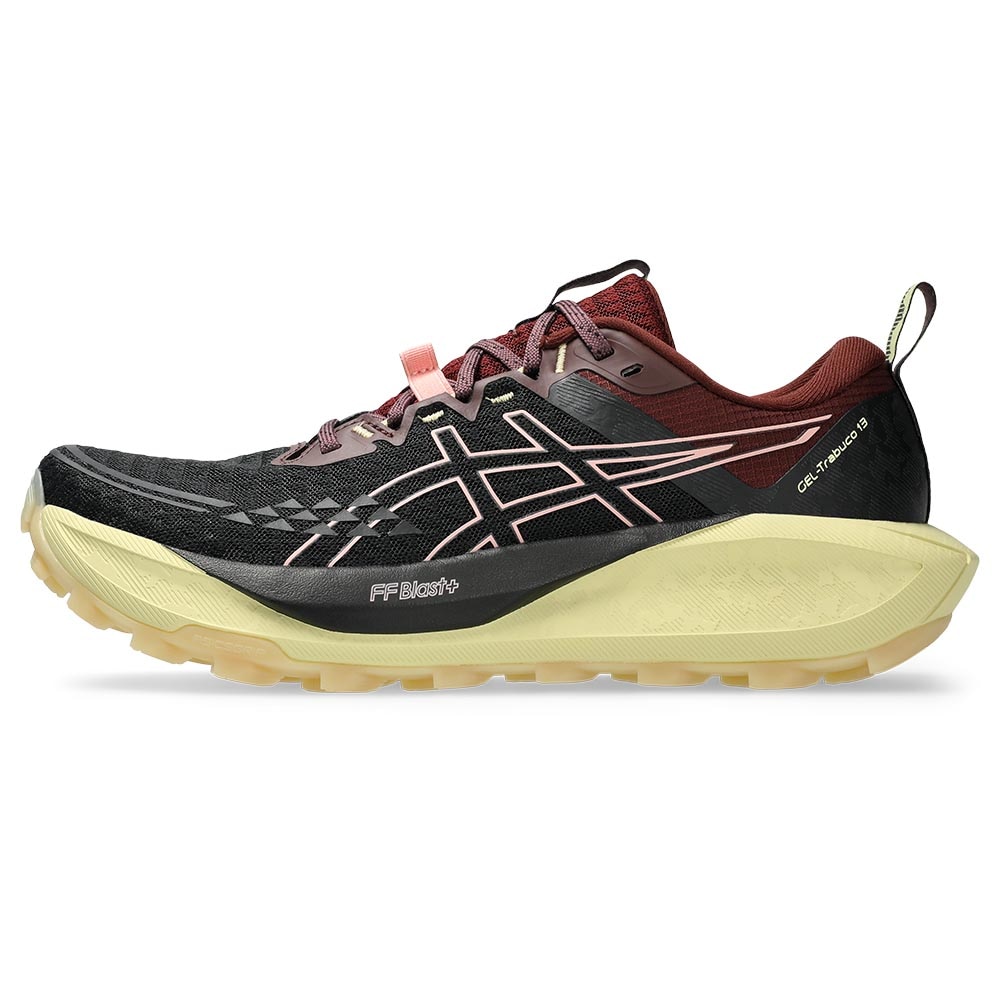 Asics Gel-Trabuco 13 Joggesko Dame Sort/Burgunder/Gul