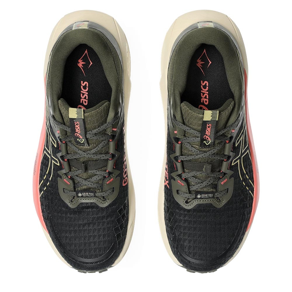 Asics Gel-Trabuco 13 GTX Joggesko Dame Sort/Grønn/Rosa