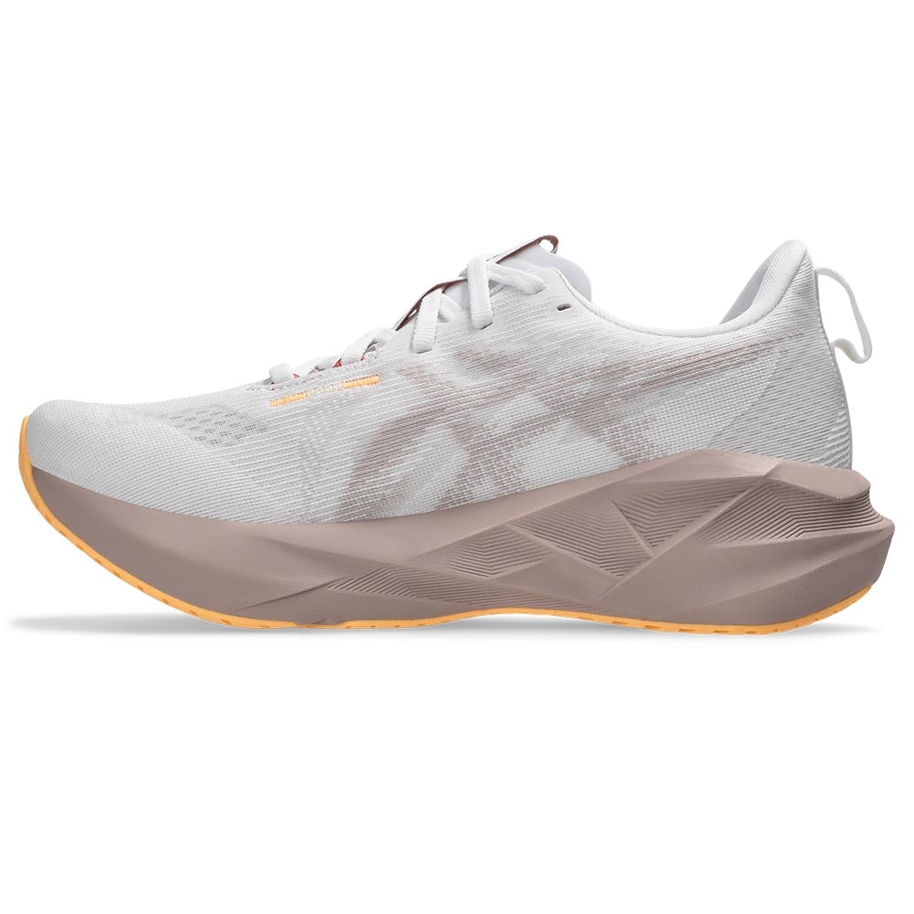 Asics Novablast 5 Joggesko Dame Hvit/Brun/Oransje