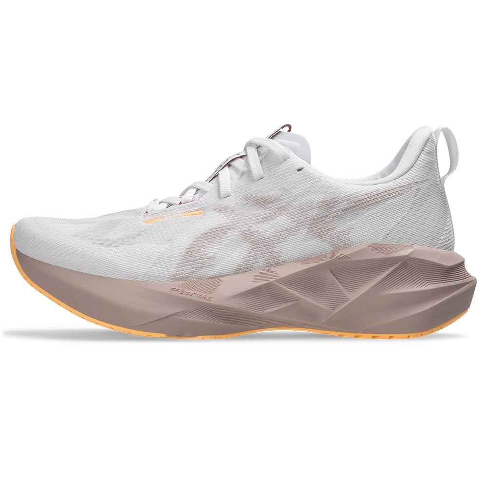 Asics Novablast 5 Joggesko Dame Hvit/Brun/Oransje