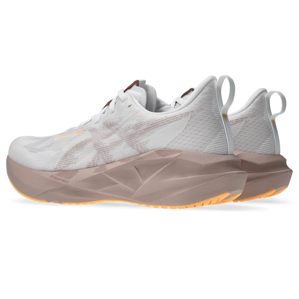 Asics Novablast 5 Joggesko Dame Hvit/Brun/Oransje
