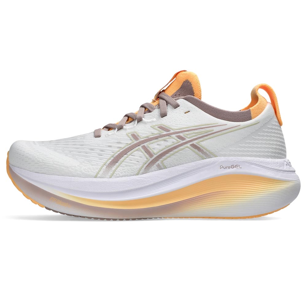 Asics Gel-Nimbus 27 Joggesko Dame Beige/Brun/Oransje
