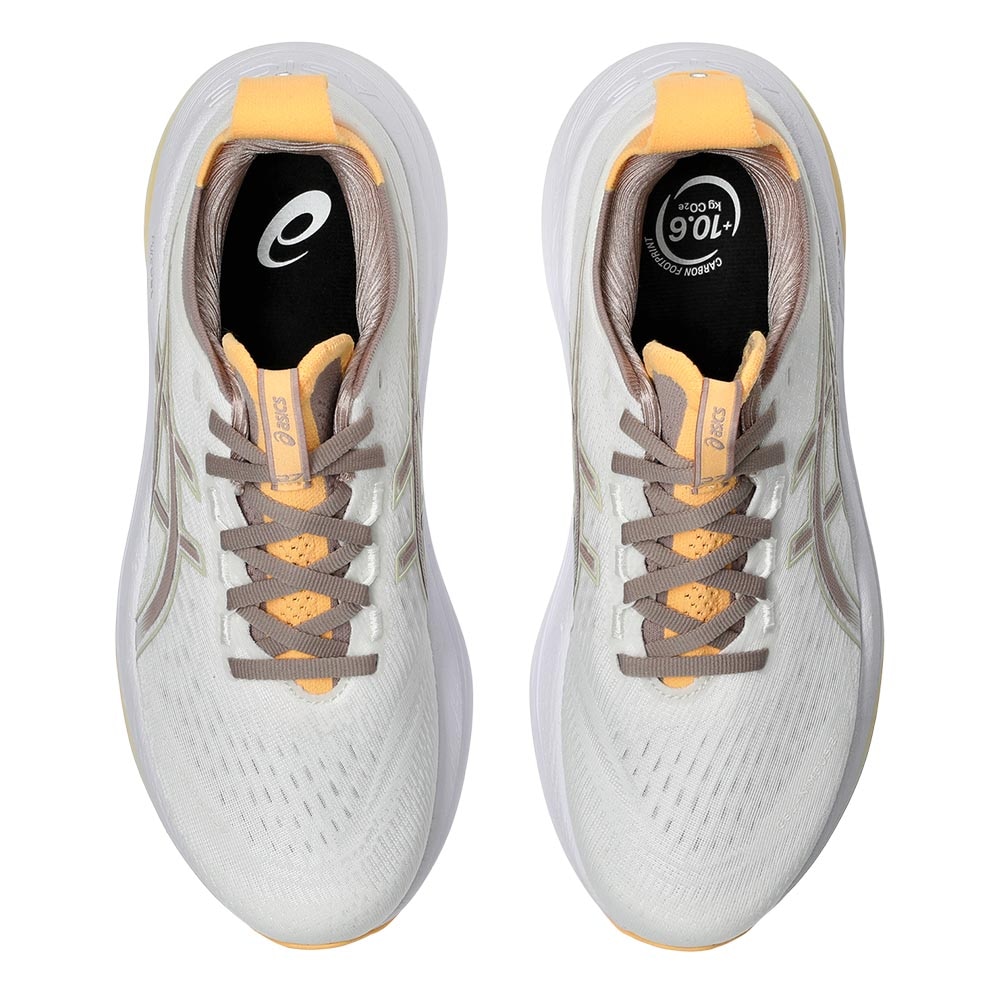 Asics Gel-Nimbus 27 Joggesko Dame Beige/Brun/Oransje
