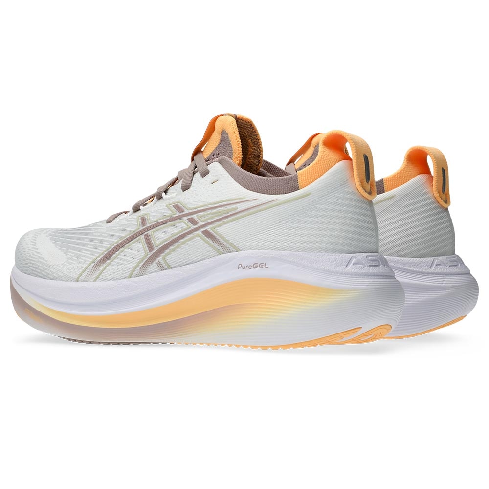 Asics Gel-Nimbus 27 Joggesko Dame Beige/Brun/Oransje