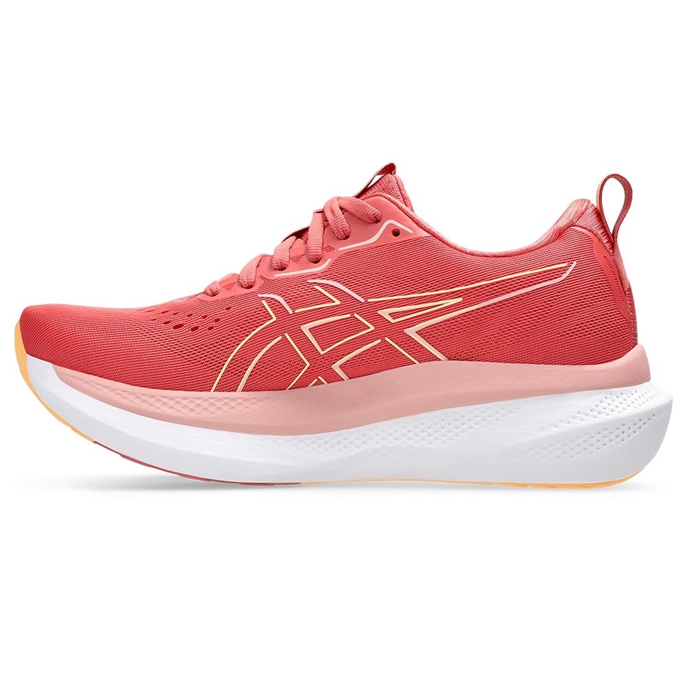 Asics Glideride Max Joggesko Dame Rød/Oransje