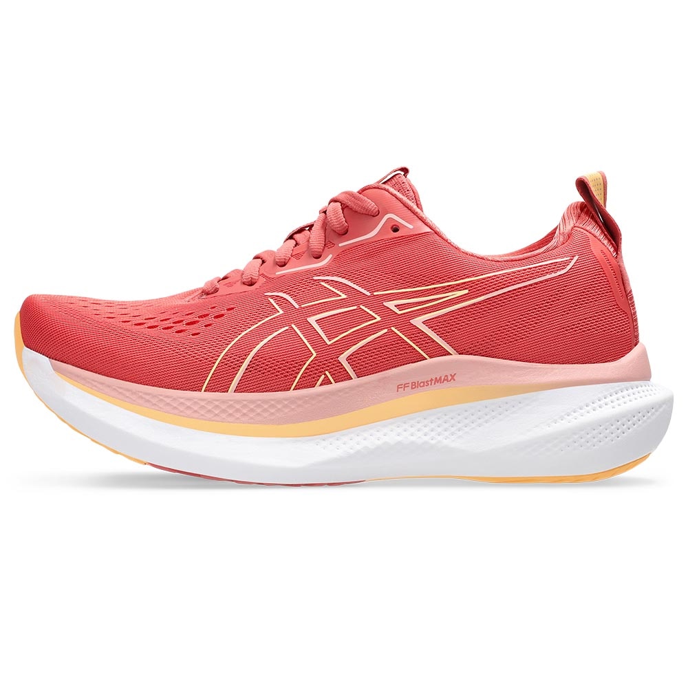 Asics Glideride Max Joggesko Dame Rød/Oransje