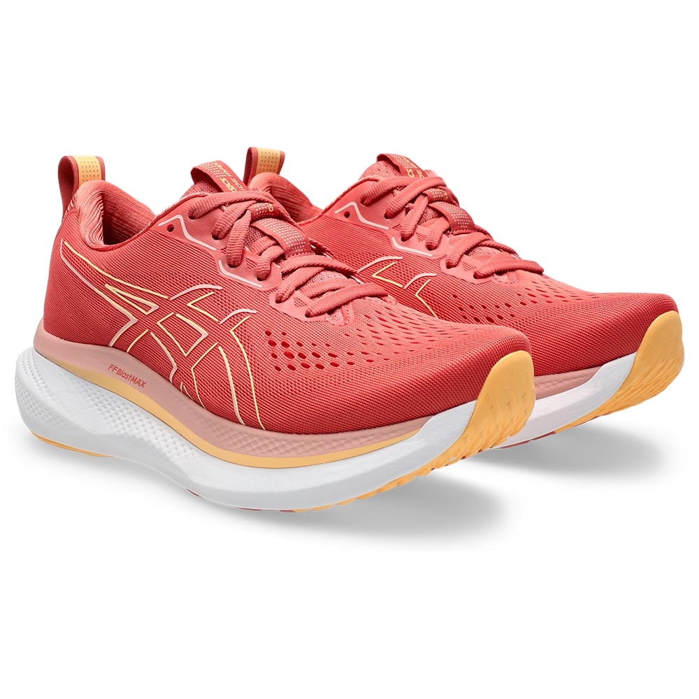 Asics Glideride Max Joggesko Dame Rød/Oransje