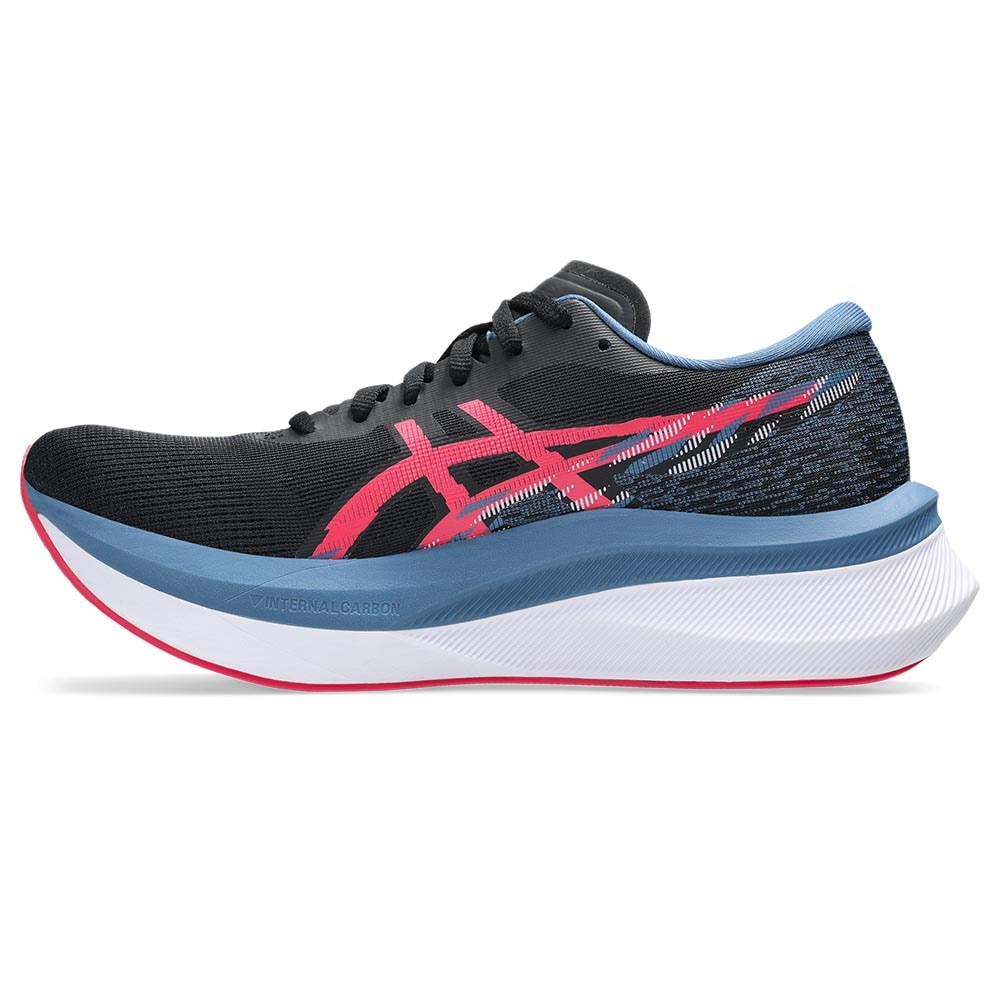 Asics Magic Speed 4 Joggesko Dame Sort/Blå/Rosa