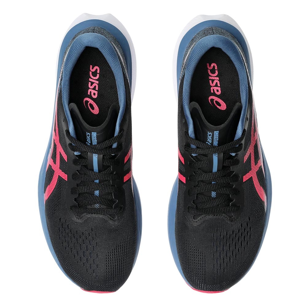 Asics Magic Speed 4 Joggesko Dame Sort/Blå/Rosa