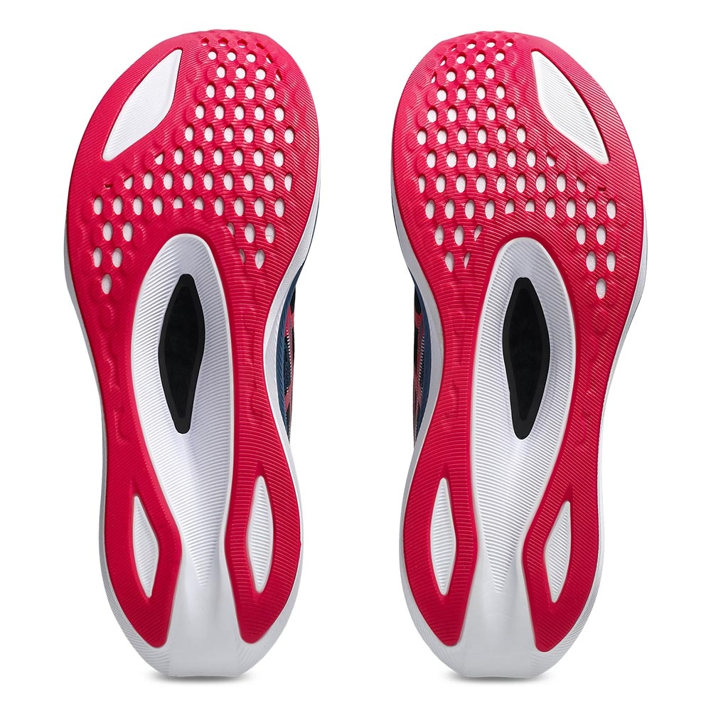 Asics Magic Speed 4 Joggesko Dame Sort/Blå/Rosa