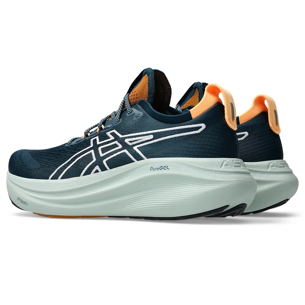 Asics Gel-Nimbus 27 TR Joggesko Herre Blå/Grønn/Oransje