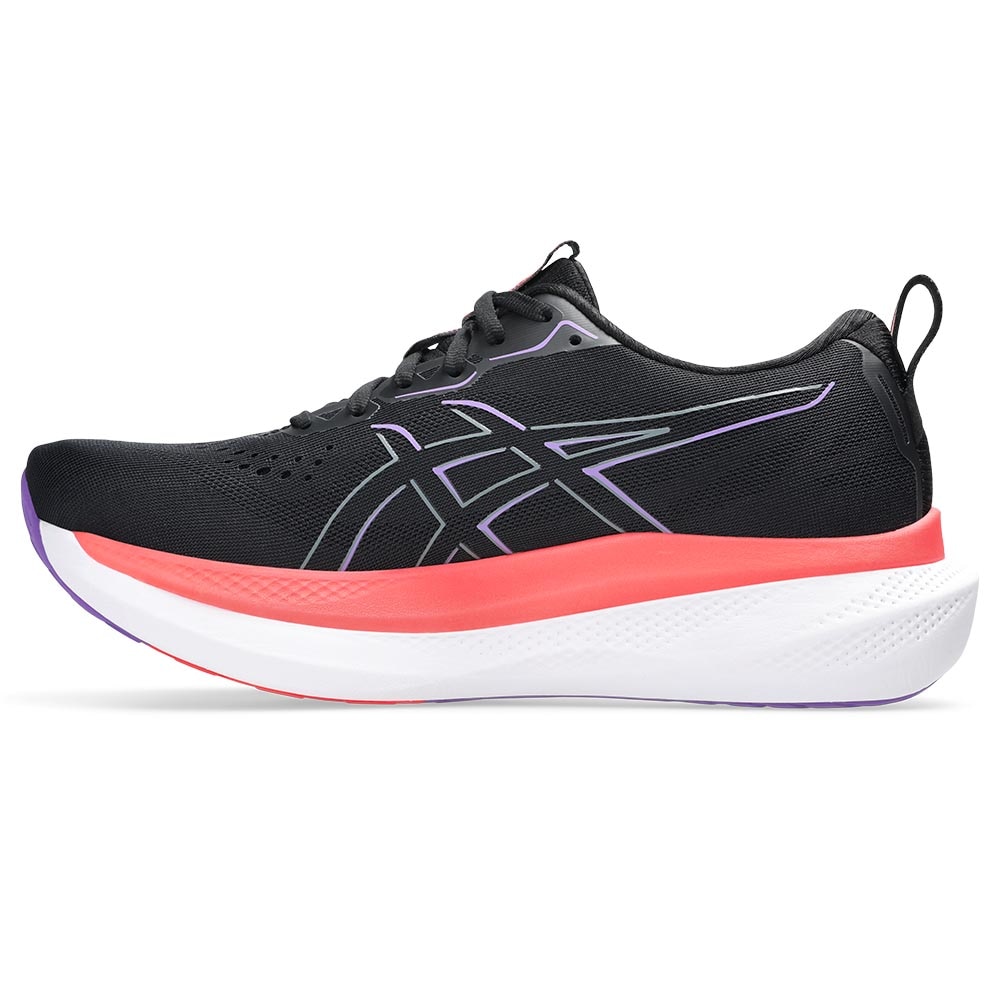 Asics Glideride Max Joggesko Herre Sort/Rosa/Lilla