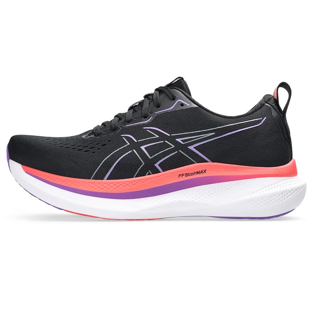 Asics Glideride Max Joggesko Herre Sort/Rosa/Lilla