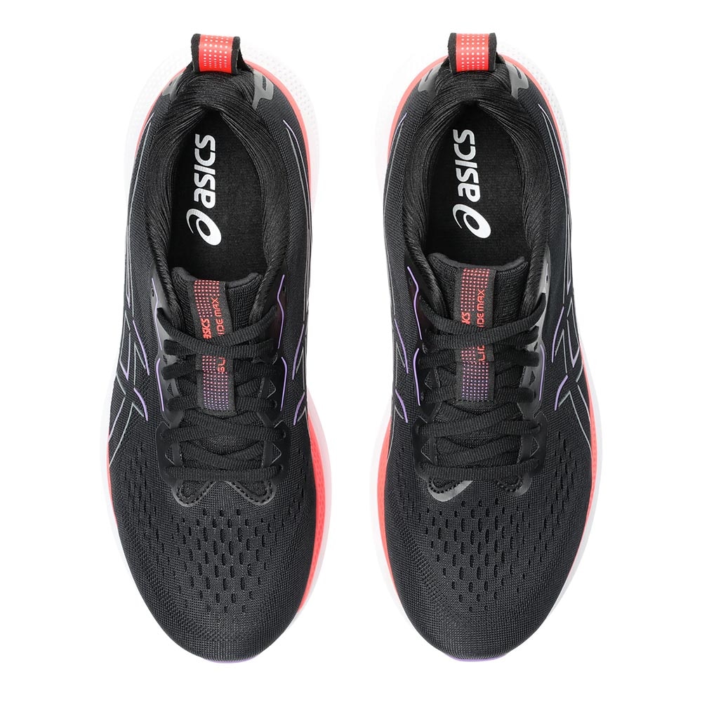 Asics Glideride Max Joggesko Herre Sort/Rosa/Lilla