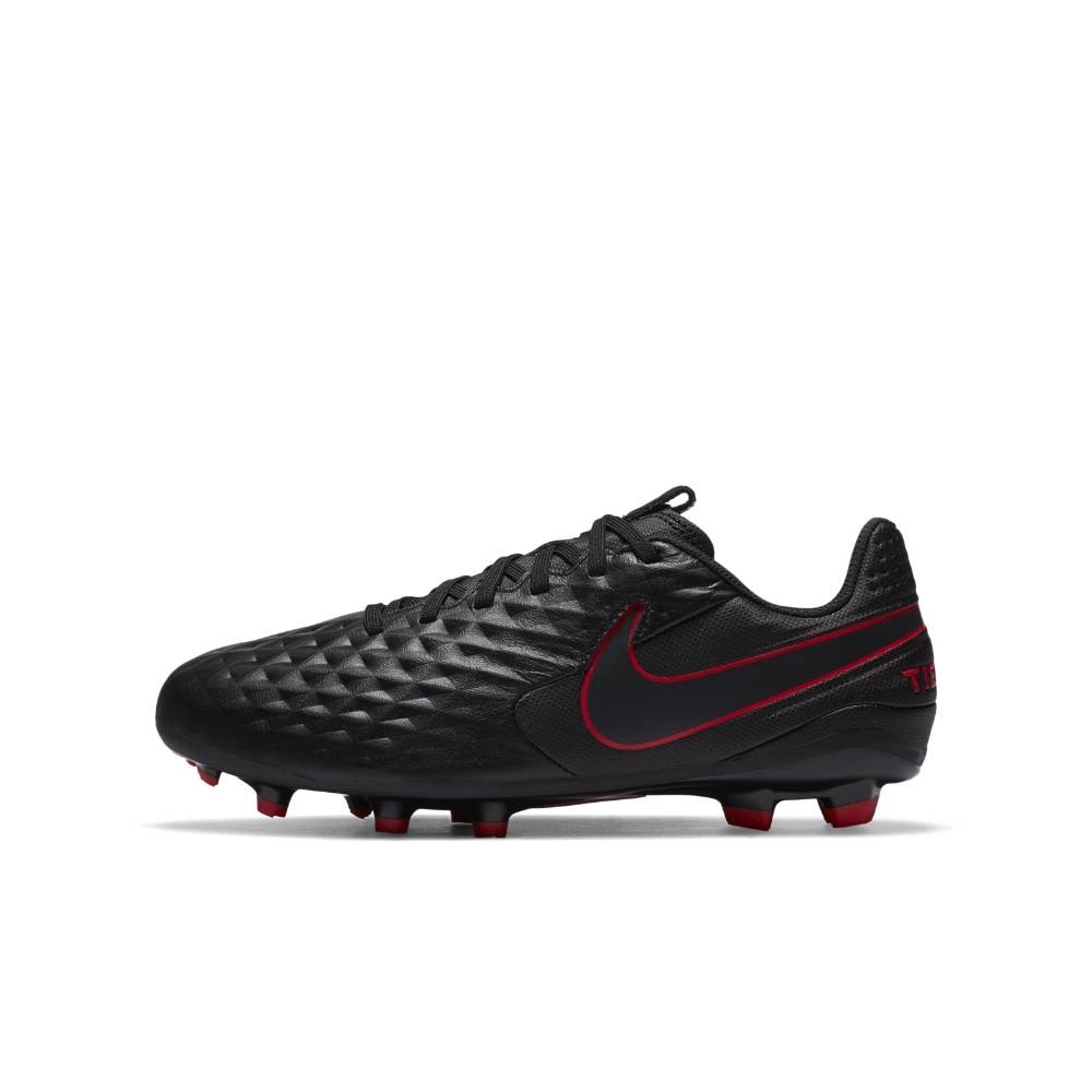 Nike Tiempo Legend 8 Academy MG Fotballsko Barn Black x Chile Red Pack