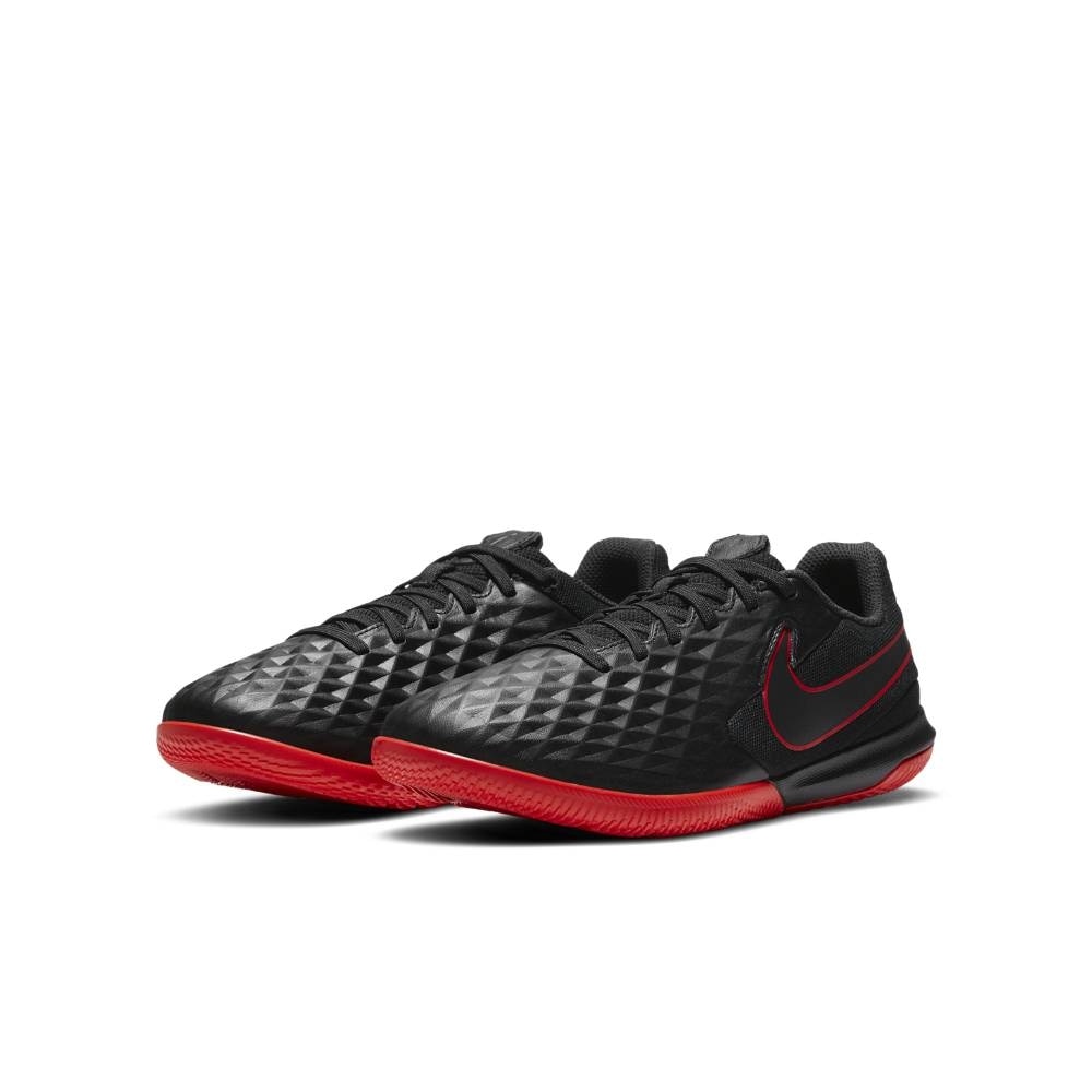 Nike TiempoX Legend 8 Academy IC Futsal Innendørs Fotballsko Barn Black x Chile Red Pack