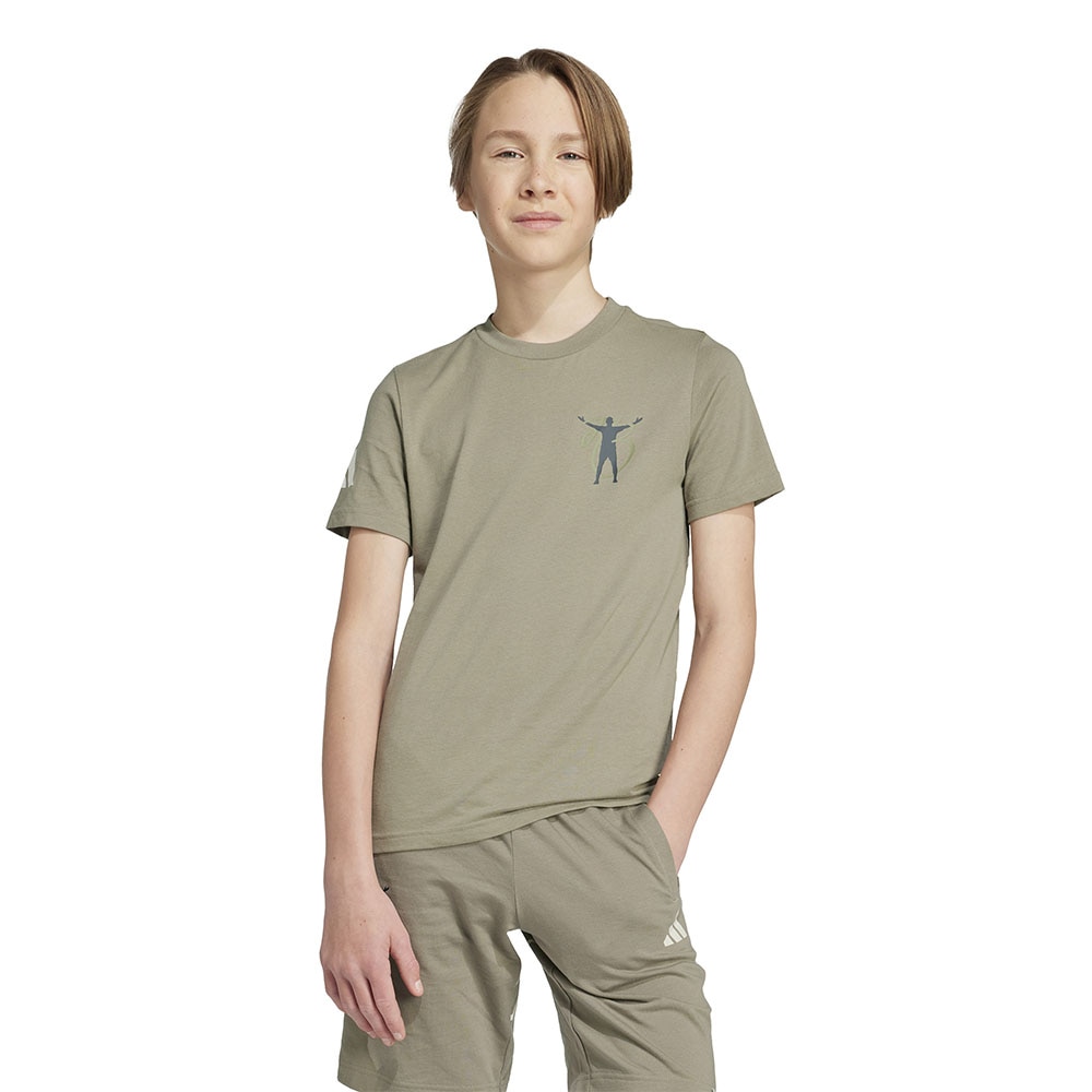 Adidas Jude Bellingham Culturewear T-Skjorte Barn Beige 