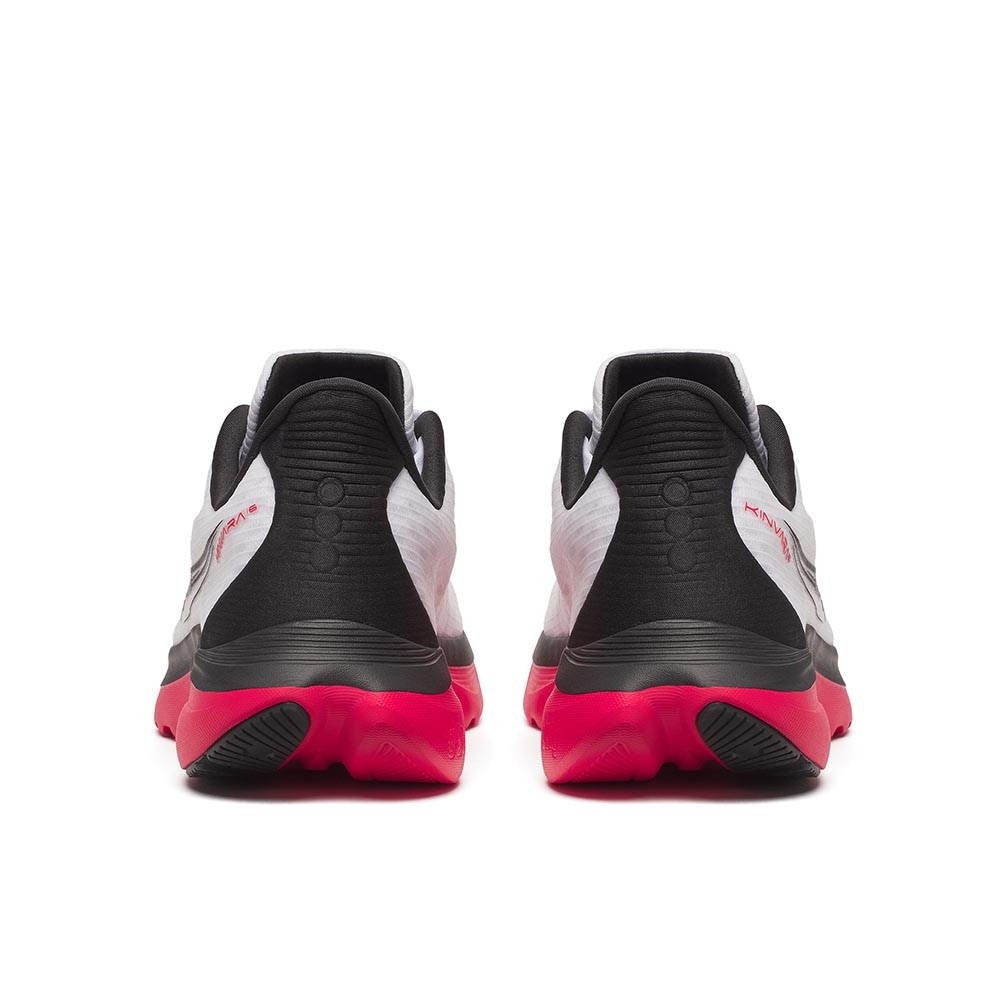 Saucony Kinvara 16 Joggesko Herre Hvit/Sort/Rød