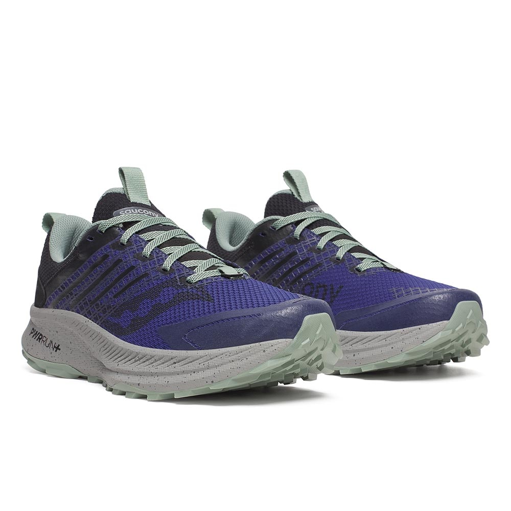 Saucony Ride TR2 GTX Joggesko Herre Blå/Grå