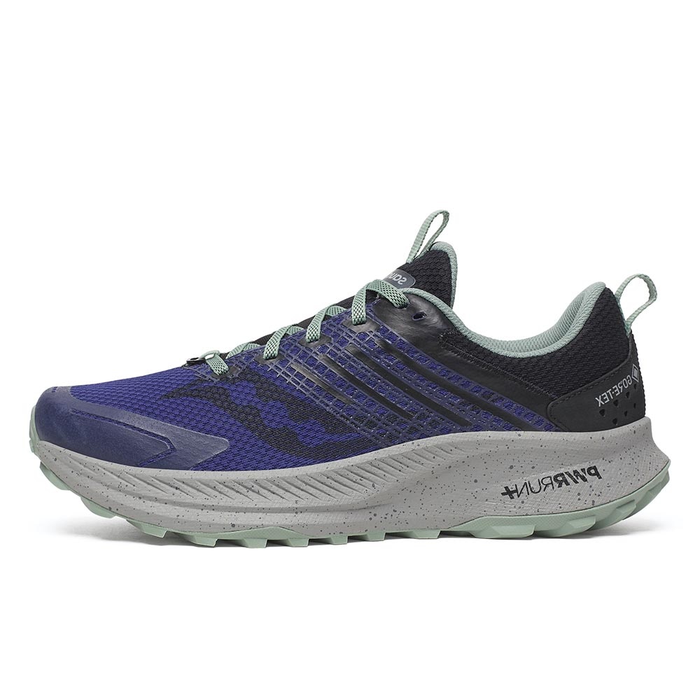 Saucony Ride TR2 GTX Joggesko Herre Blå/Grå
