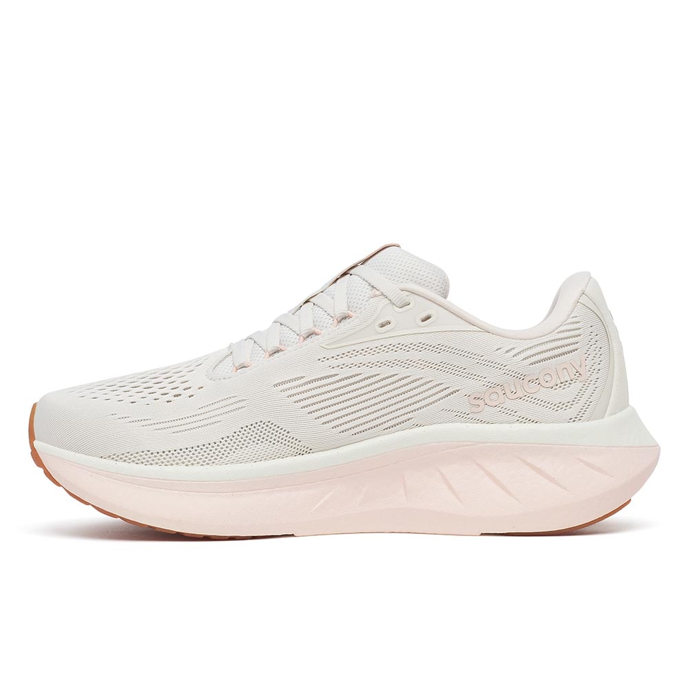 Saucony Ride 18 Joggesko Dame Lys Beige