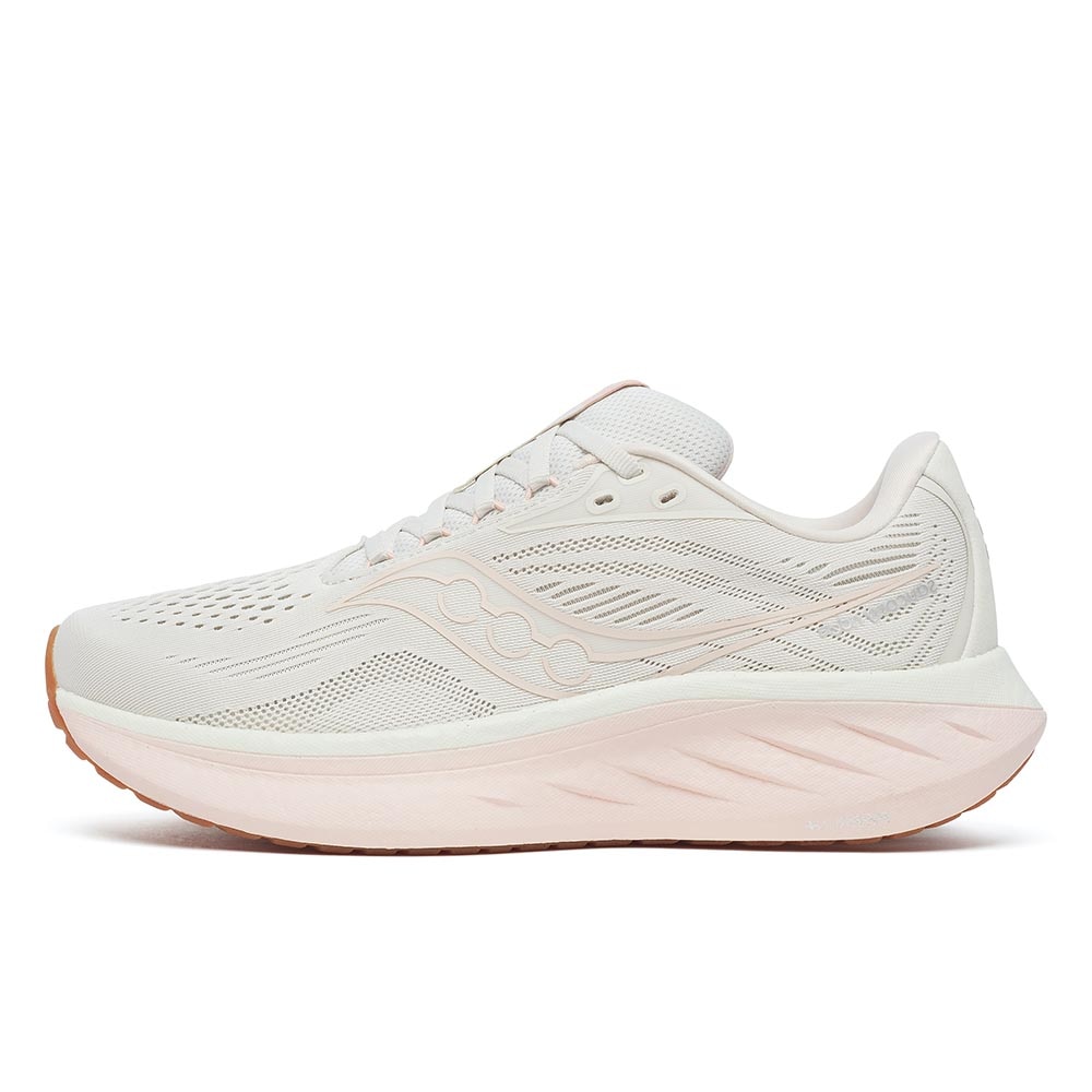 Saucony Ride 18 Joggesko Dame Lys Beige