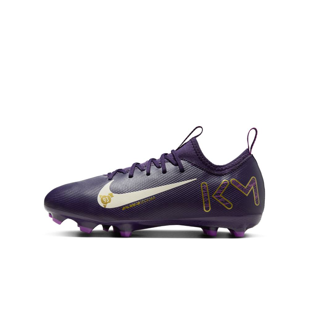 Nike Mercurial Zoom Vapor 16 Academy FG/MG Fotballsko Barn KM Lilla