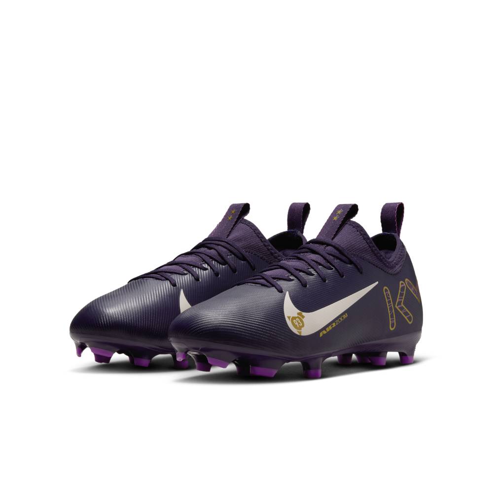 Nike Mercurial Zoom Vapor 16 Academy FG/MG Fotballsko Barn KM Lilla