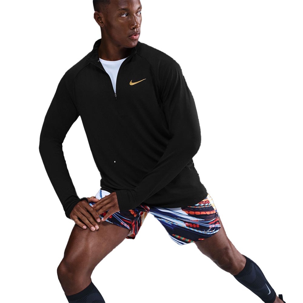 Nike Dri-Fit Half-Zip Herre Jakob Ingebrigtsen Sort