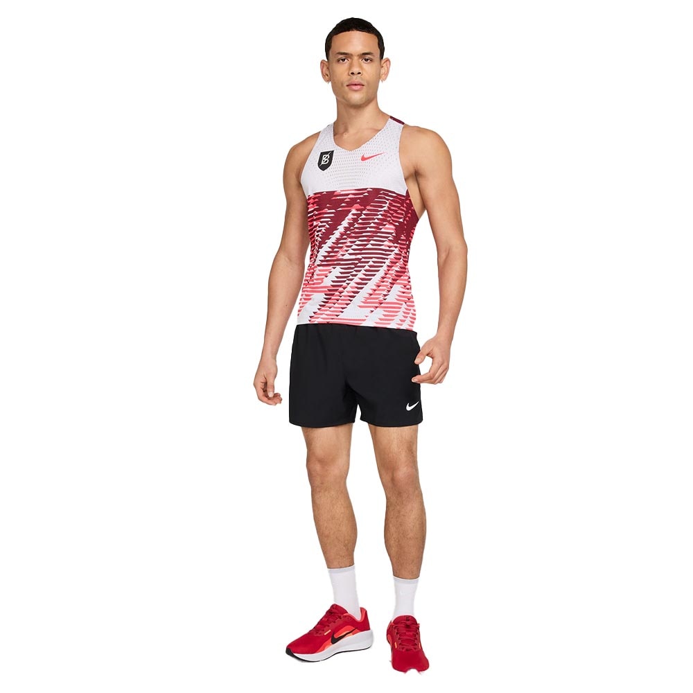 Nike Dri-Fit AeroSwift BTC Singlet Herre Hvit/Rød