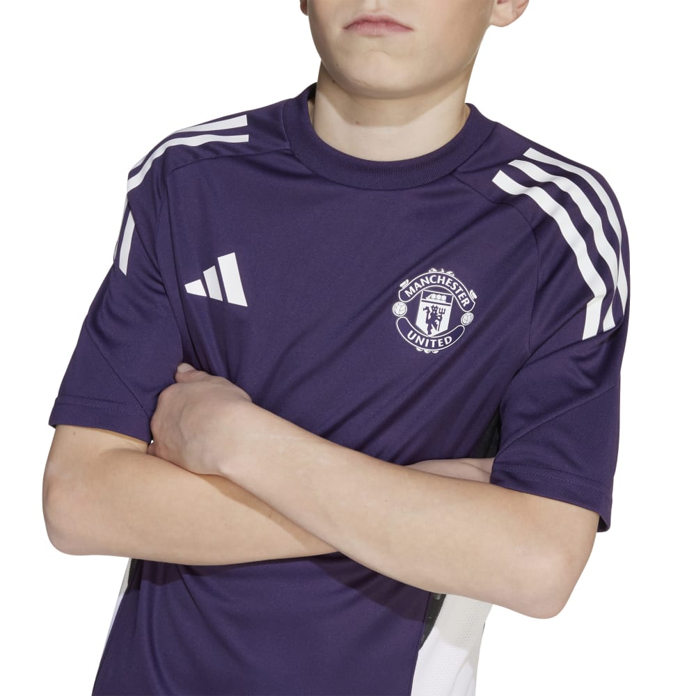 Adidas Manchester United Tiro Treningstrøye Barn 25/26 Lilla