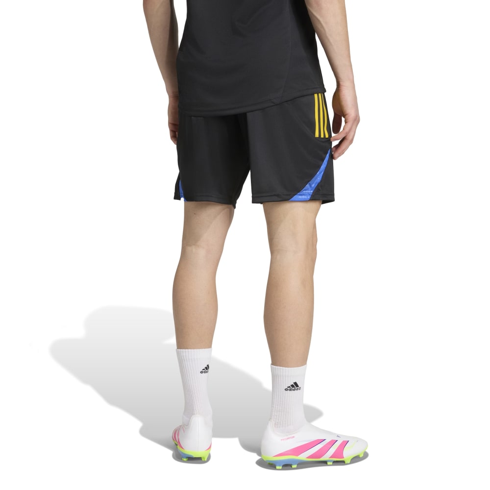 Adidas Manchester United Tiro Treningsshorts 25/26 Sort/Gul