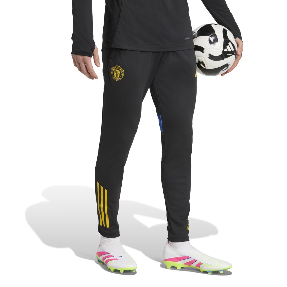 Adidas Manchester United Tiro Competition EU Treningsbukse 25/26 Sort/Gul