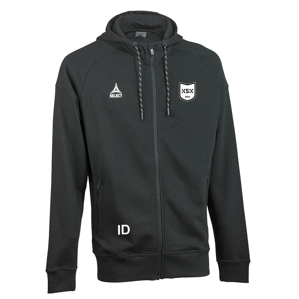 Select Full-Zip Hettegenser Kvaløya Sportsklubb Sort