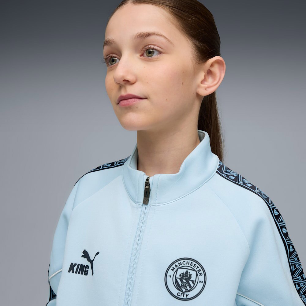 Puma Manchester City KING Anthem Jakke Barn 25/26 Blå