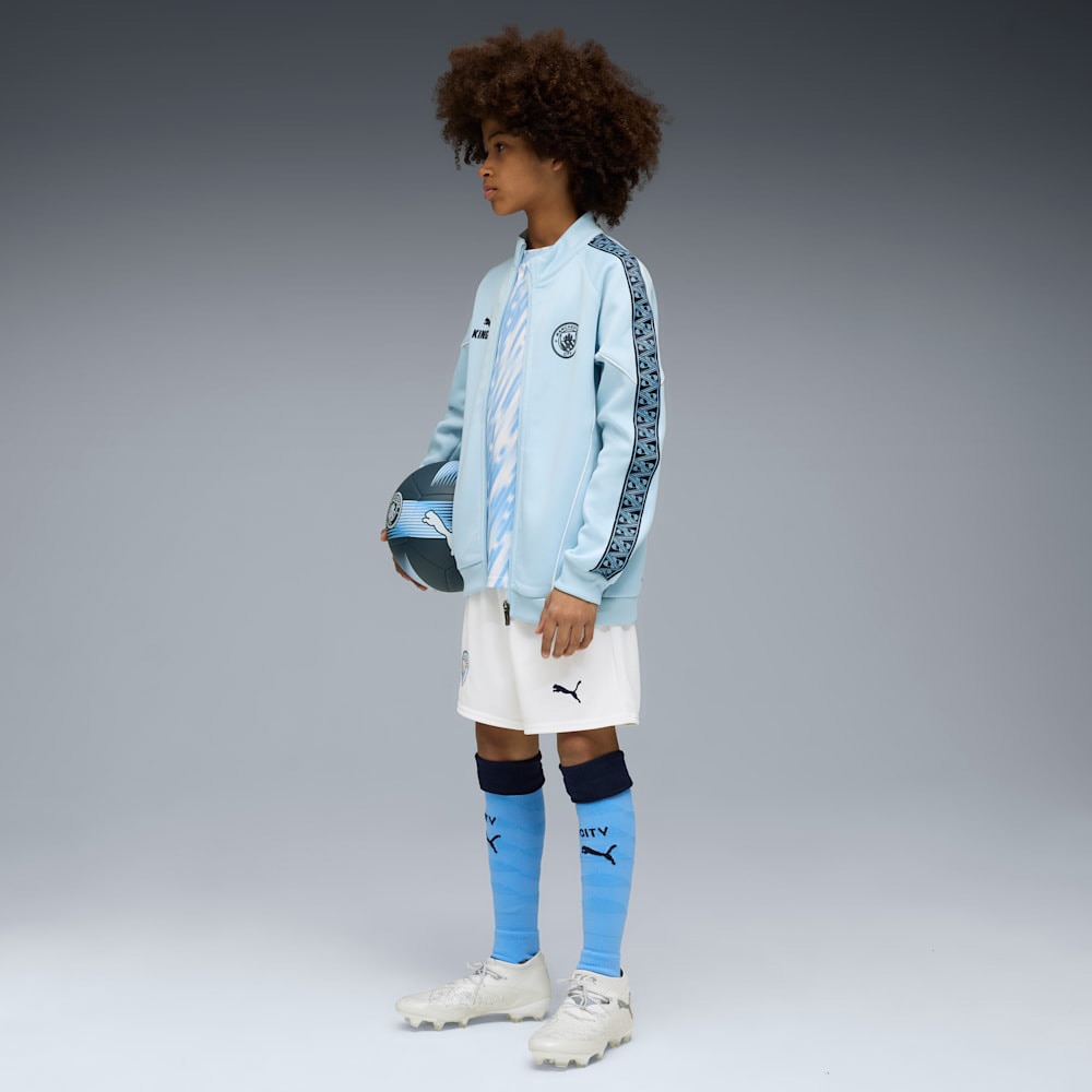 Puma Manchester City KING Anthem Jakke Barn 25/26 Blå