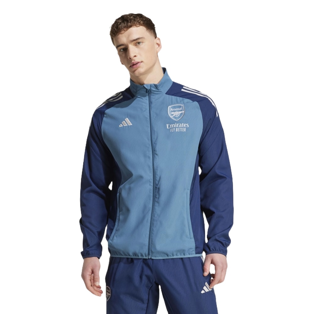 Adidas Arsenal Tiro Presentation Fotballjakke 25/26 Blå/Marine