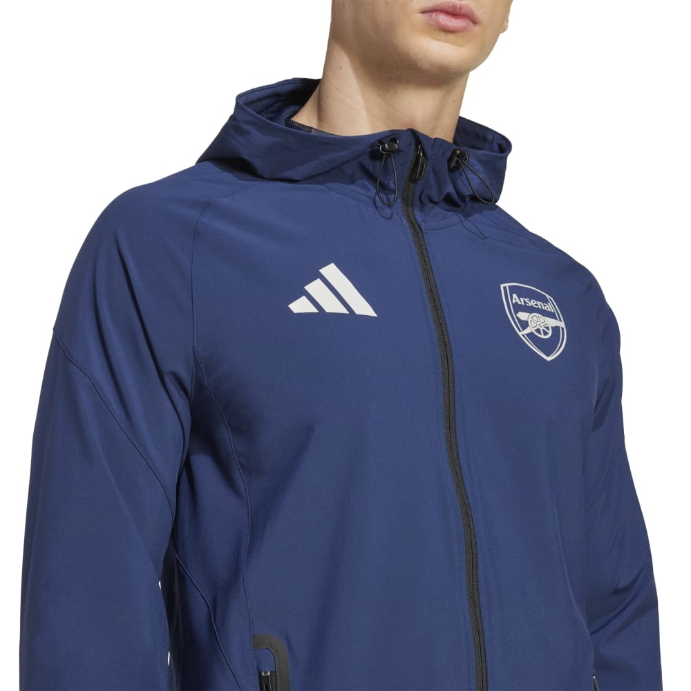 Adidas Arsenal Tiro Competition Vis Tech Travel Jakke 25/26 Marine