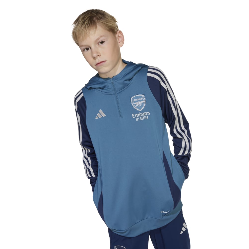 Adidas Arsenal Track Hettegenser Barn 25/26 Blå/Marine