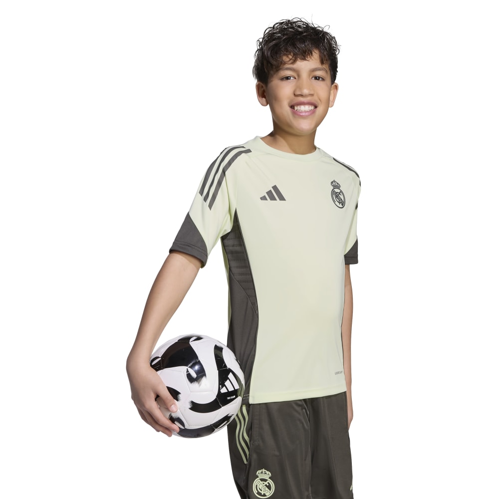 Adidas Real Madrid Tiro Treningstrøye Barn 25/26 Beige/Grå