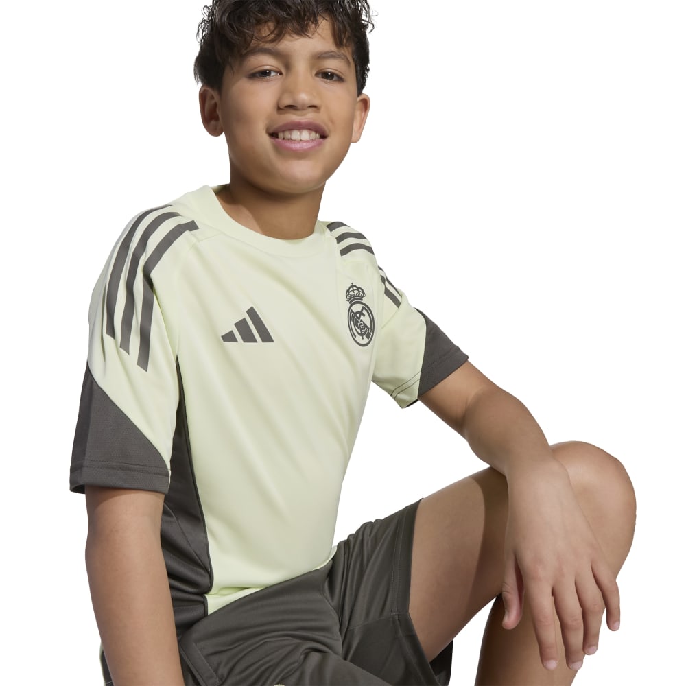 Adidas Real Madrid Tiro Treningstrøye Barn 25/26 Beige/Grå